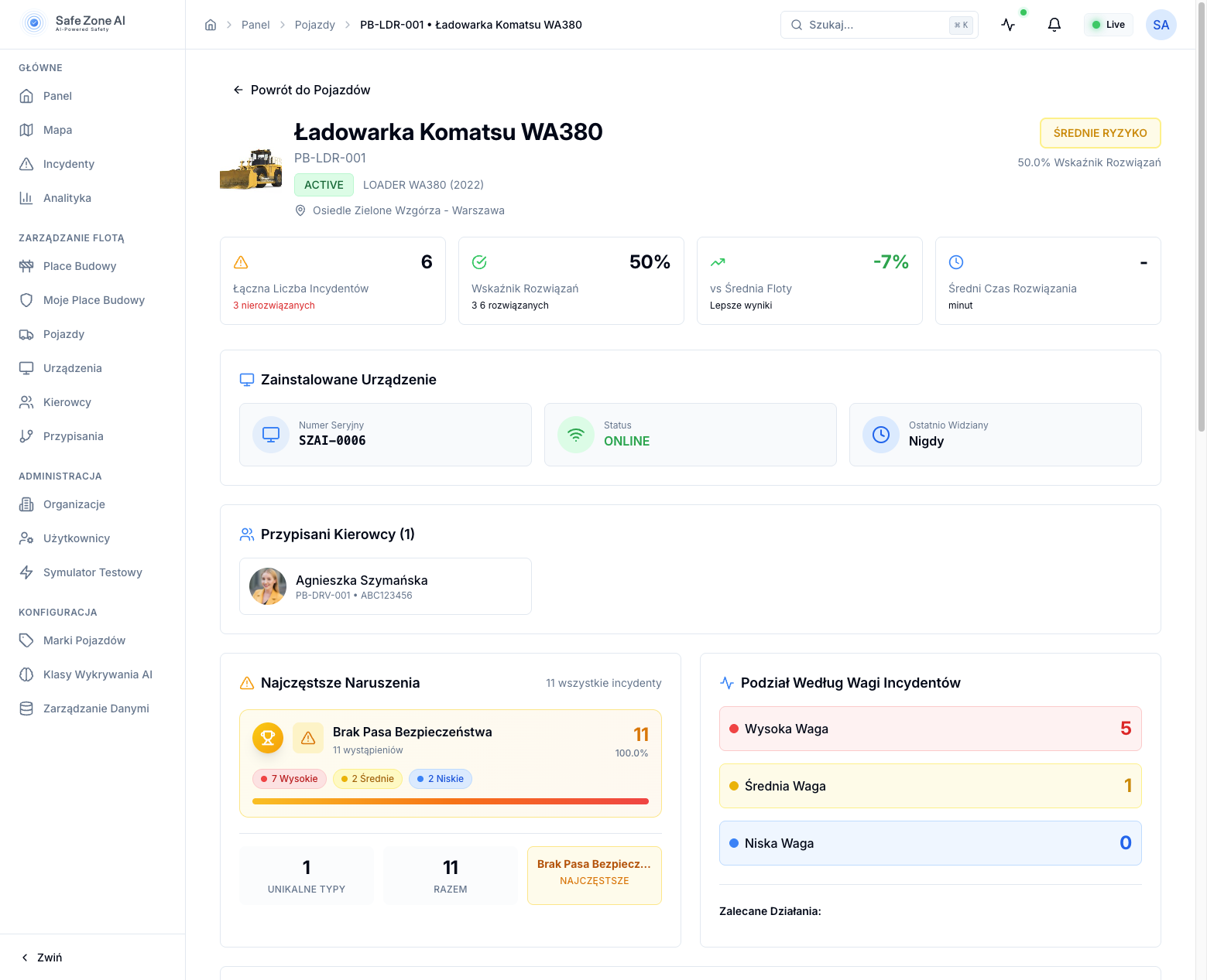 Zarządzanie Pojazdami